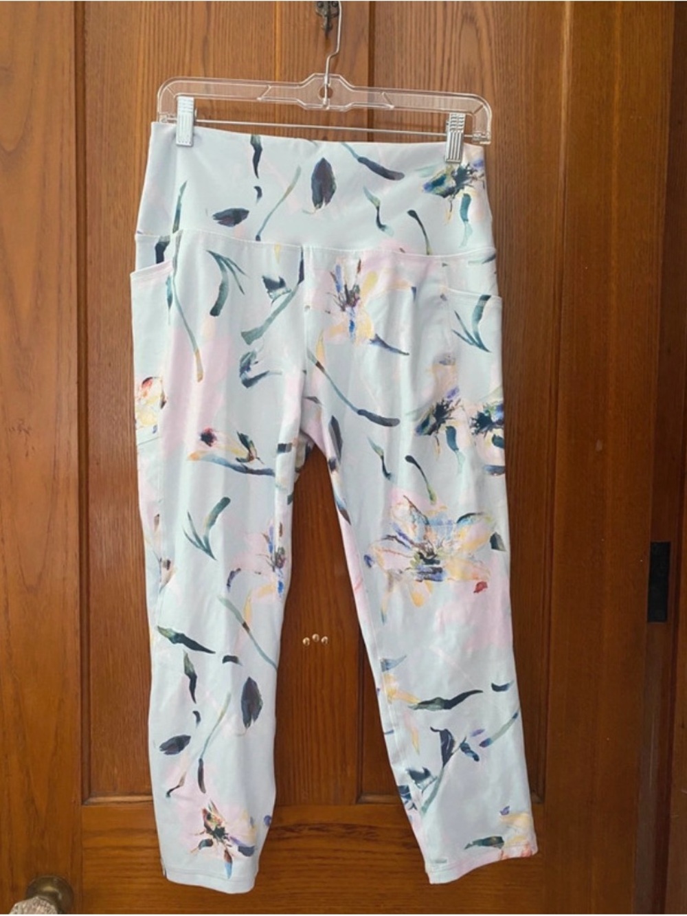 RBX Floral High-Waisted Pocket Leggings | Women’s Size L
